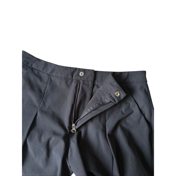 Lululemon Long Story Shorts Reflective Relaxed Bermuda Black Sz 4 - Picture 10 of 11